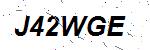 CAPTCHA verification image containing distorted text characters