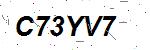 CAPTCHA verification image containing distorted text characters