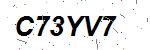 CAPTCHA verification image containing distorted text characters