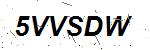 CAPTCHA verification image containing distorted text characters