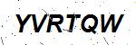 CAPTCHA verification image containing distorted text characters