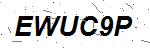 CAPTCHA verification image containing distorted text characters