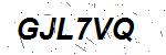 CAPTCHA verification image containing distorted text characters
