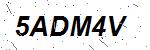 CAPTCHA verification image containing distorted text characters