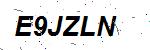 CAPTCHA verification image containing distorted text characters