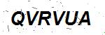 CAPTCHA verification image containing distorted text characters