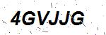 CAPTCHA verification image containing distorted text characters