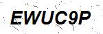 CAPTCHA verification image containing distorted text characters