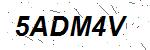 CAPTCHA verification image containing distorted text characters