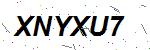 CAPTCHA verification image containing distorted text characters