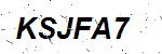 CAPTCHA verification image containing distorted text characters