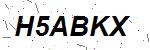 CAPTCHA verification image containing distorted text characters