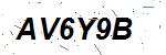 CAPTCHA verification image containing distorted text characters