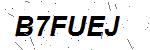 CAPTCHA verification image containing distorted text characters