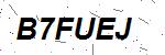 CAPTCHA verification image containing distorted text characters