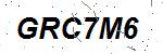 CAPTCHA verification image containing distorted text characters