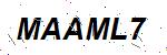 CAPTCHA verification image containing distorted text characters