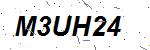 CAPTCHA verification image containing distorted text characters