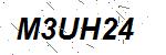CAPTCHA verification image containing distorted text characters