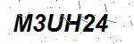 CAPTCHA verification image containing distorted text characters