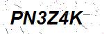 CAPTCHA verification image containing distorted text characters