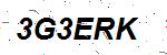 CAPTCHA verification image containing distorted text characters