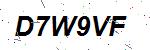 CAPTCHA verification image containing distorted text characters
