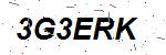 CAPTCHA verification image containing distorted text characters