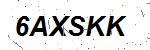 CAPTCHA verification image containing distorted text characters
