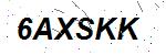 CAPTCHA verification image containing distorted text characters