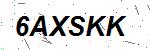 CAPTCHA verification image containing distorted text characters