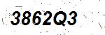 CAPTCHA verification image containing distorted text characters