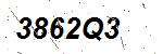 CAPTCHA verification image containing distorted text characters