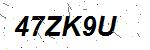 CAPTCHA verification image containing distorted text characters