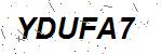 CAPTCHA verification image containing distorted text characters