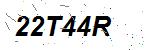 CAPTCHA verification image containing distorted text characters