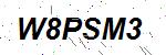 CAPTCHA verification image containing distorted text characters
