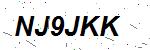 CAPTCHA verification image containing distorted text characters