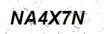 CAPTCHA verification image containing distorted text characters