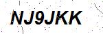 CAPTCHA verification image containing distorted text characters