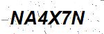 CAPTCHA verification image containing distorted text characters