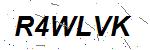 CAPTCHA verification image containing distorted text characters