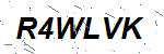 CAPTCHA verification image containing distorted text characters
