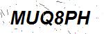 CAPTCHA verification image containing distorted text characters