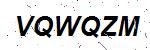CAPTCHA verification image containing distorted text characters