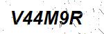 CAPTCHA verification image containing distorted text characters