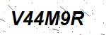 CAPTCHA verification image containing distorted text characters