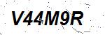 CAPTCHA verification image containing distorted text characters