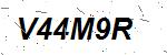CAPTCHA verification image containing distorted text characters