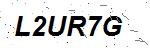 CAPTCHA verification image containing distorted text characters